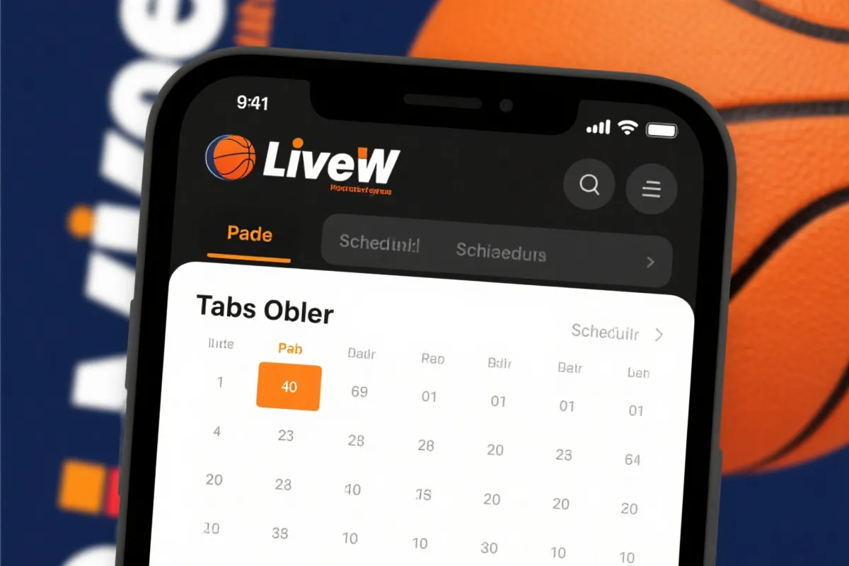 赛程与直播界面