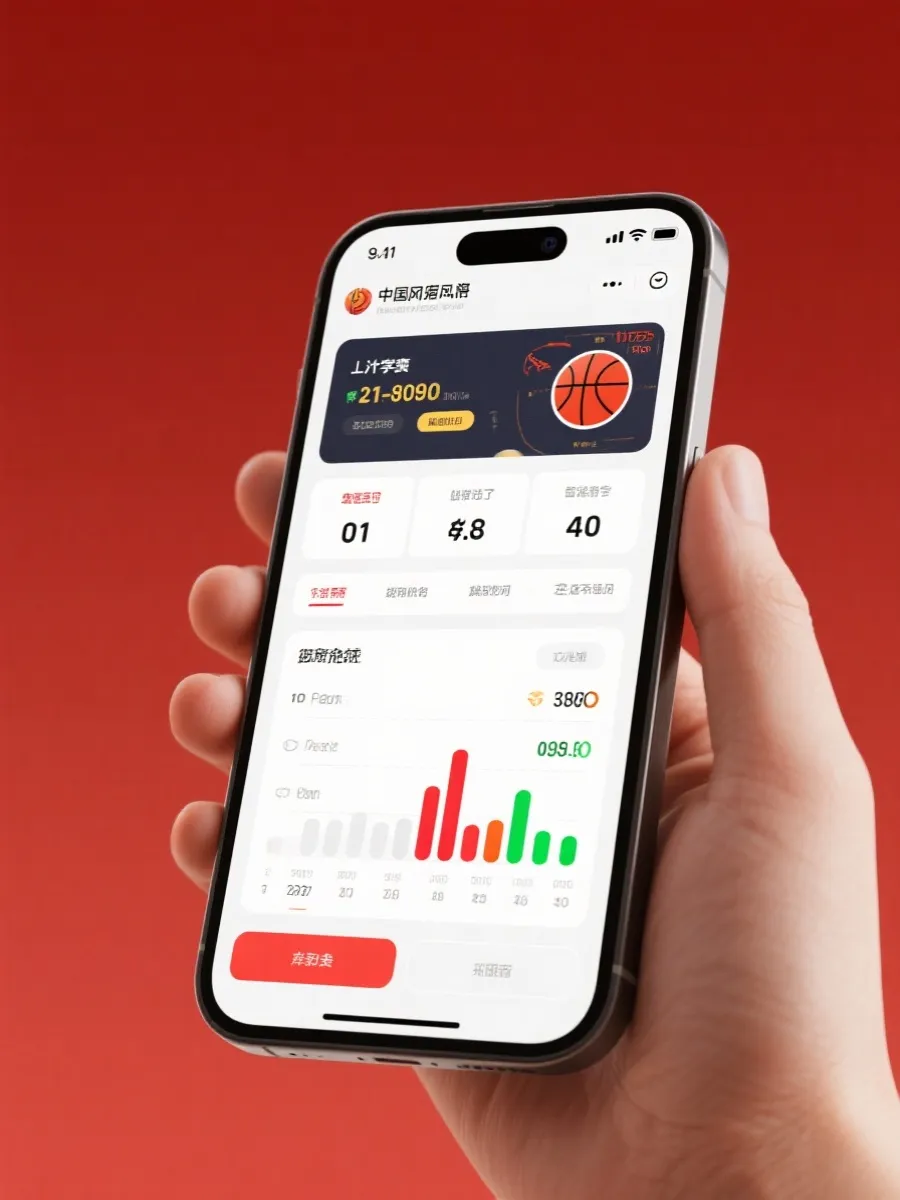 NBA直播App界面展示